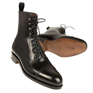 BALMORAL CORDOVAN BOOTS 80092 FOREST (INCL. SHOE TREE)