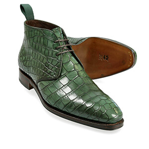chaussures en alligator