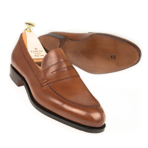 CORDOVAN PENNY LOAFERS 923 FOREST (INKL. SCHUHSPANNER)