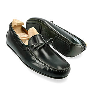 Base London Henton Conduite Chaussures Casual formelle en cuir et daim homme Mocassins 