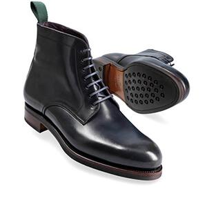 CORDOVAN WORK BOOTS 80734 FOREST (INCL. SHOE TREE)