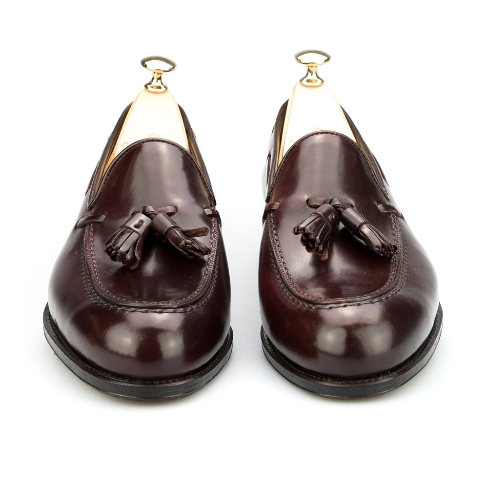 Tassel loafers in Cordovan Burgundy | CARMINA Shoemaker