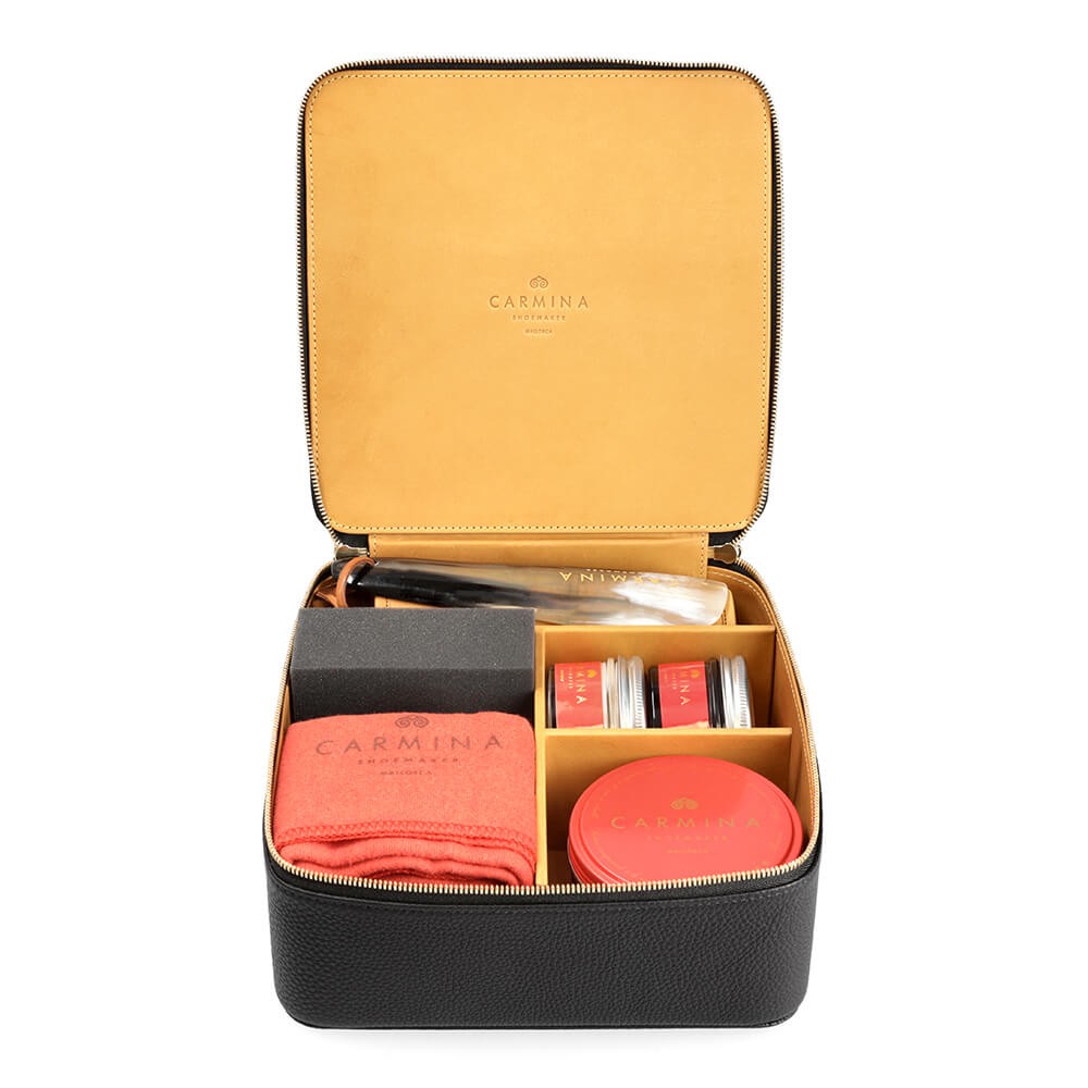 LUXURY SHOE CARE KIT FOR BROWN CALF LEATHER