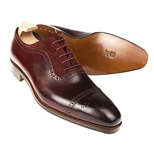 MEN'S BLUCHER SHOES IN CORDOVAN | CARMINA
