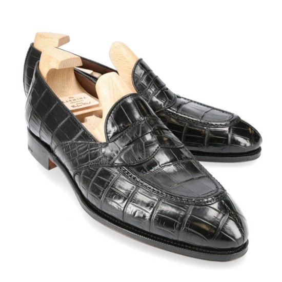 Alligator penny loafers | CARMINA Shoemaker