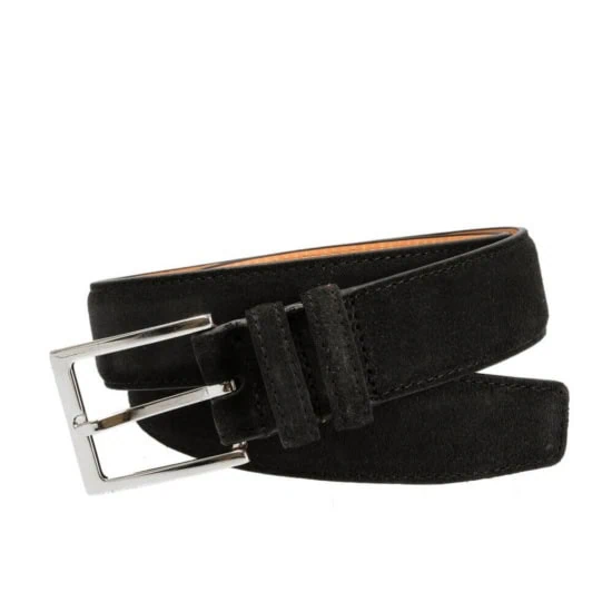 CBelt -4428C-  Suede Design Belt - Vizon