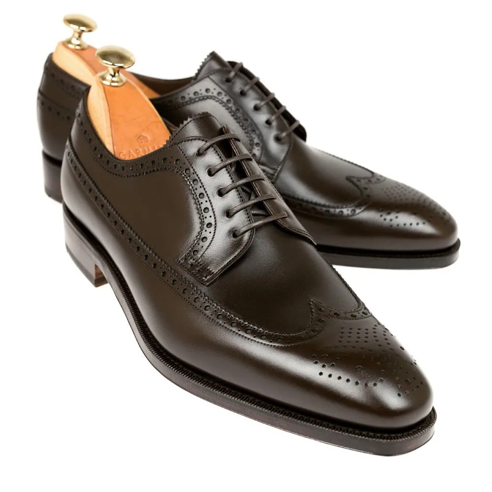 LONGWING DERBY BROWN BOXCALF | CARMINA