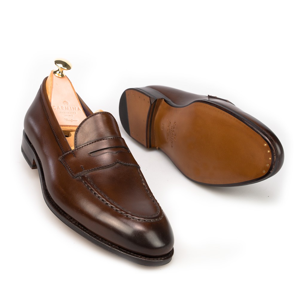 BROWN PENNY LOAFERS 80191 