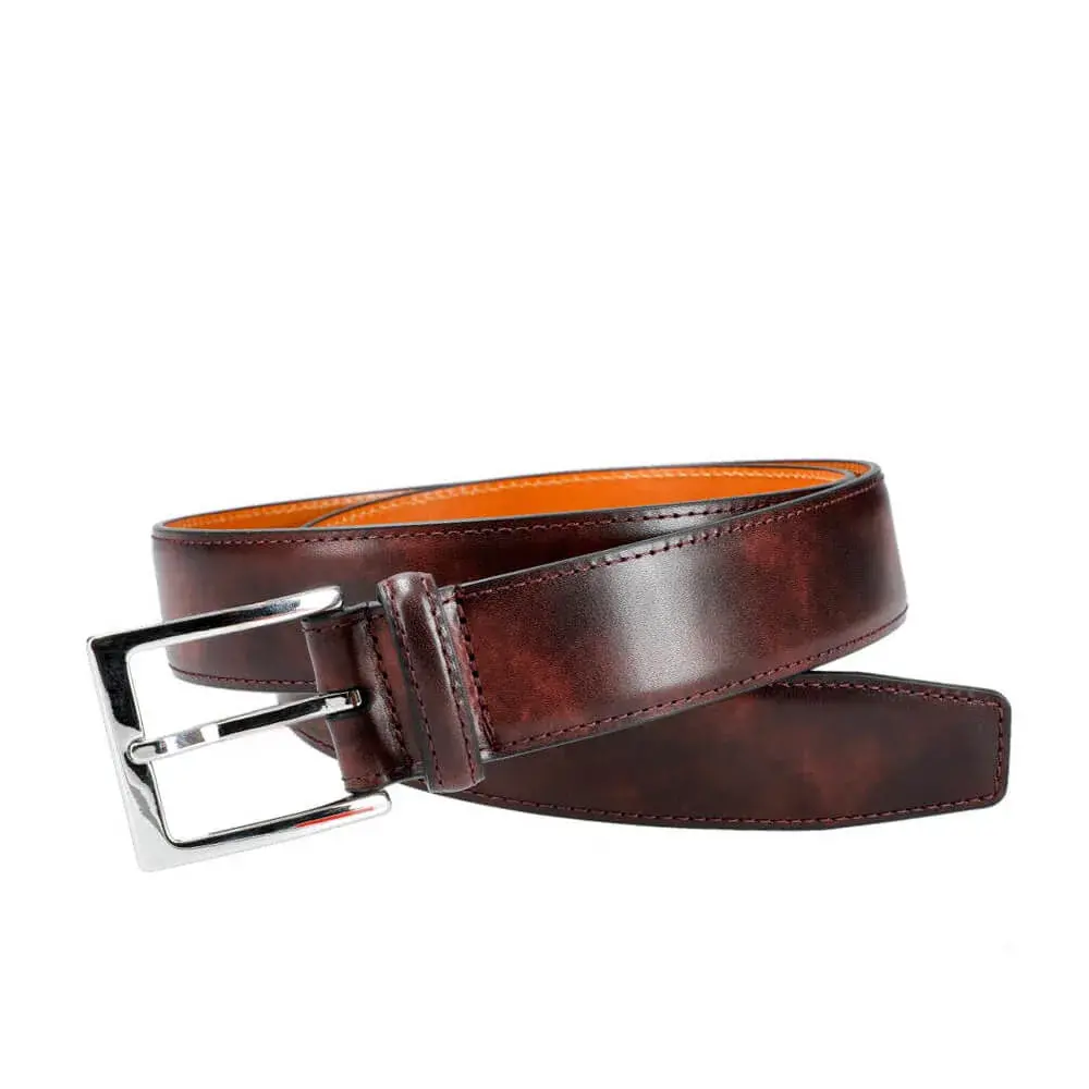 BURGUNDY MUSEUM BELT
