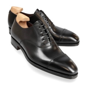 BLACK DRESS OXFORDS SHOES IN BLACK BOX CALF