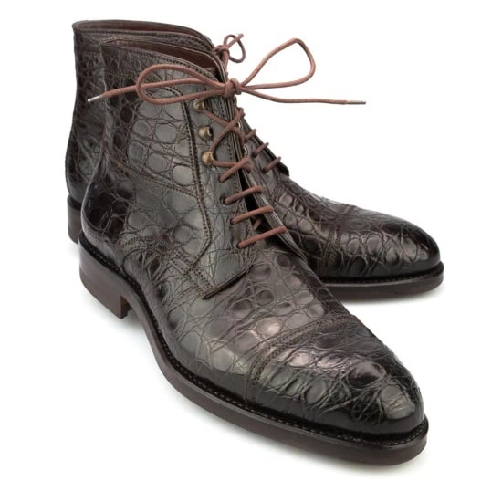 Jornada Crocodile Boots Black