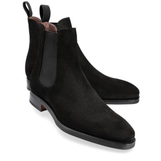 CHELSEA BOOTS IN BLACK SUEDE