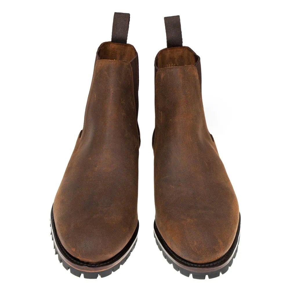 MEN'S BOOTS IN WAXY COMMANDO BRITISH TAN | CARMINA