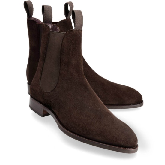 CHELSEA BOOTS BROWN SUEDE | CARMINA