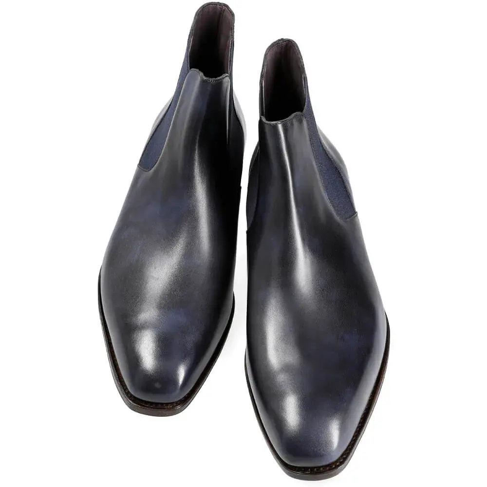 CHELSEA BOOTS NAVY MUSEUM | CARMINA