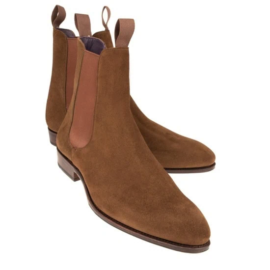 _CARMINA（カルミナ）　サイドゴアチェルシーブーツ chelsea_boots_snuff_suede_8018