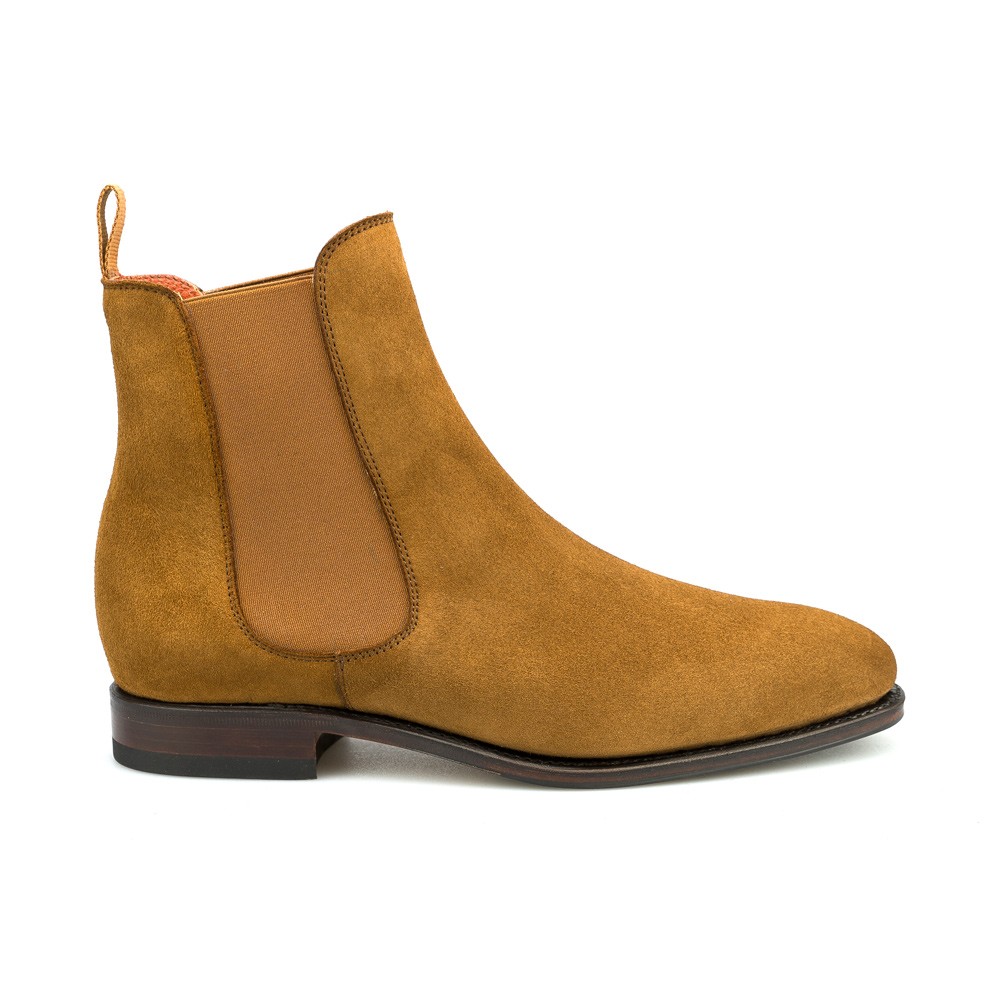 CHELSEA ANKLE BOOT IN TOBACCO SUEDE