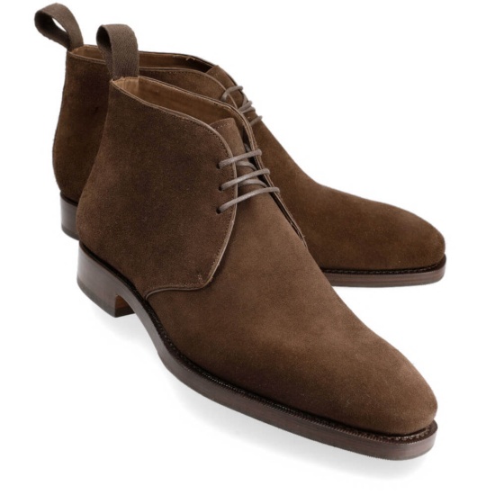 CHUKKA BOOTS SUEDE BROWN | CARMINA