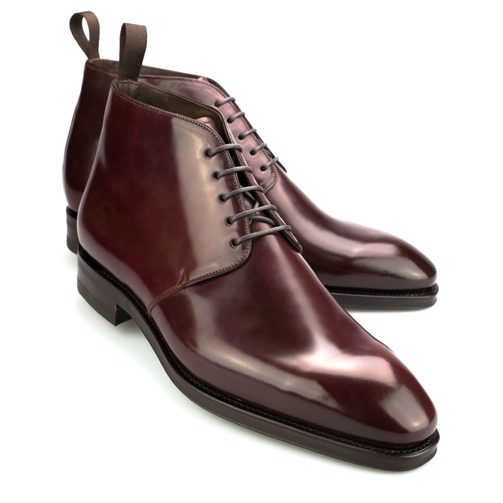 Carmina - Cordovan Leather Chukka Boots - $970