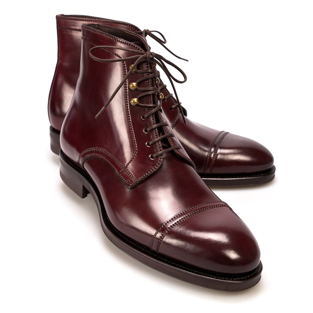 mens burgundy dress boots