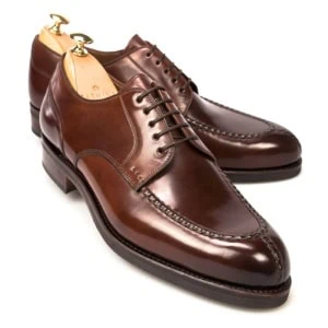 MEN'S BROWN UTAH CALF BLUCHER SHOES | CARMINA