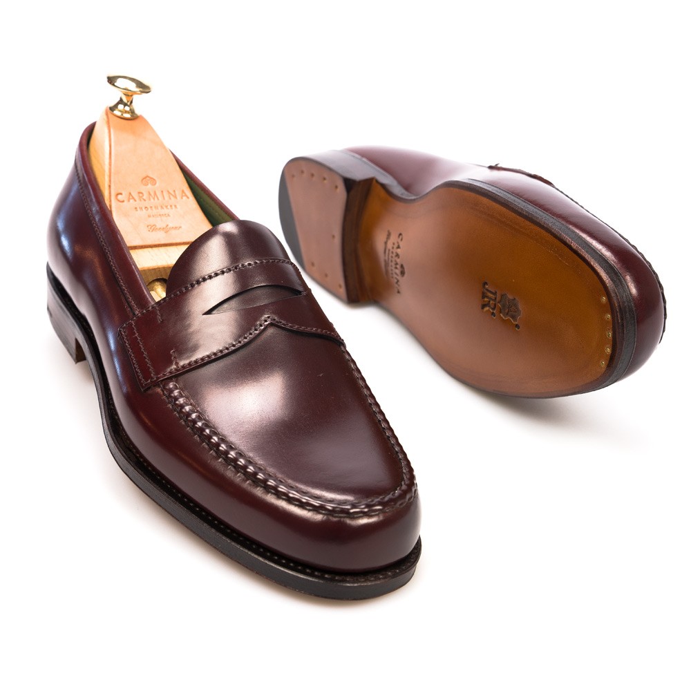 CORDOVAN PENNY LOAFERS 80440 PINA 1