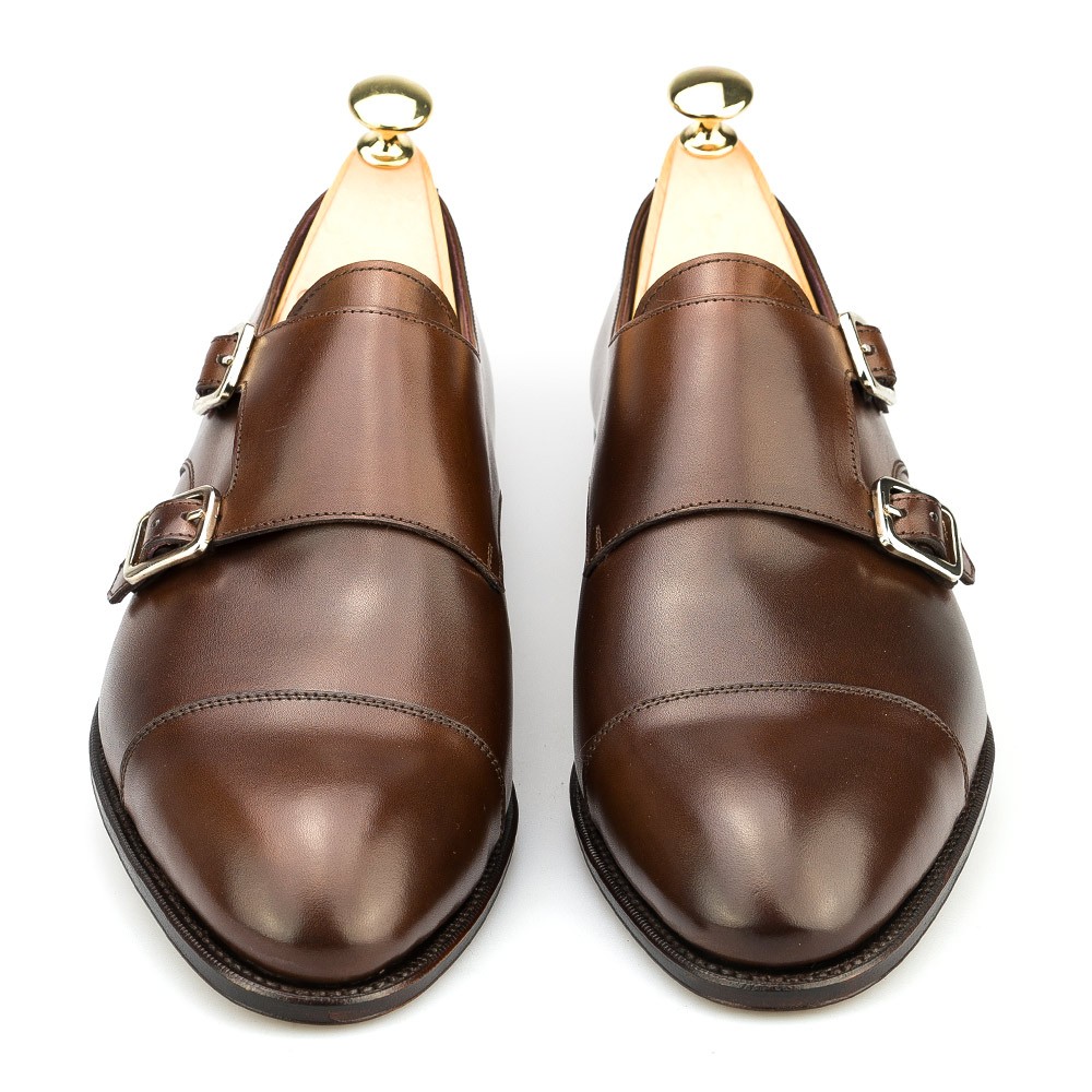 women's double monk strap shoes