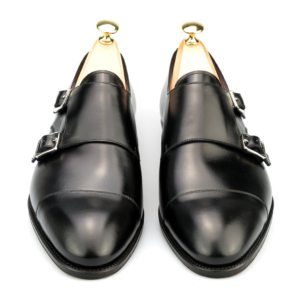 double monk strap shoes