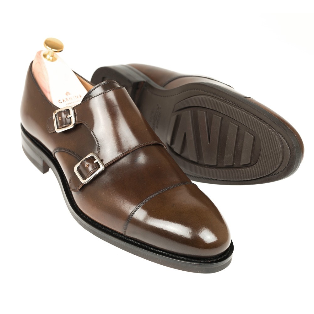 CORDOVAN DOUBLE MONK STRAP SHOES 10003 
