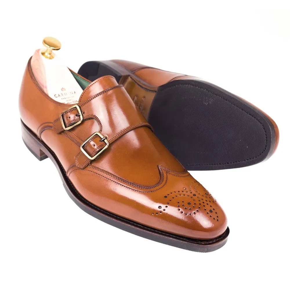 CARMINA【シューキーパー付き】 シューキーパー付】carmina コードバン ウイングチップ