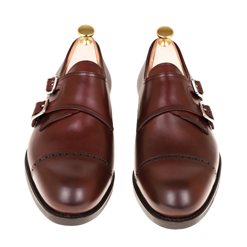 Chaussures Homme DESAI Double Monk Strap - Oxford Cuir élégant Pour Mariage Et Bureau