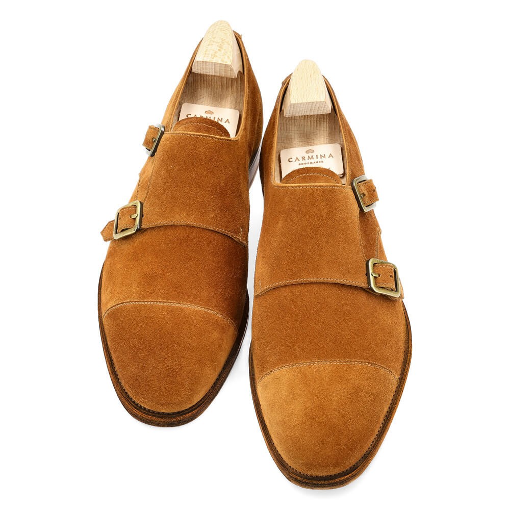 suede double monk