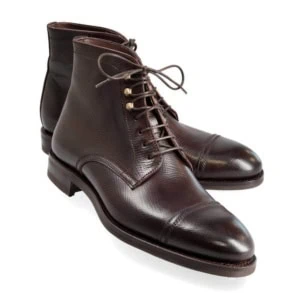 Carmina ブーツ WINGTIP BOOTS BROWN KARAGRAIN CALF | CARMINA
