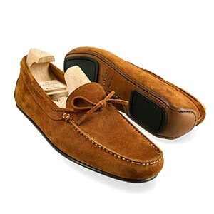 TASSEL LOAFERS TOBACCO SUEDE