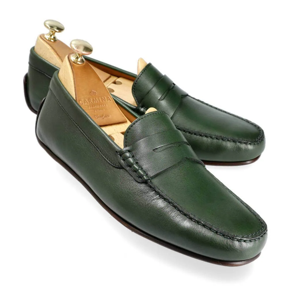 CARMINA カーキグリーン スエード ローファー DRIVING LOAFERS GREEN FUNCHAL | CARMINA SHOEMAKER