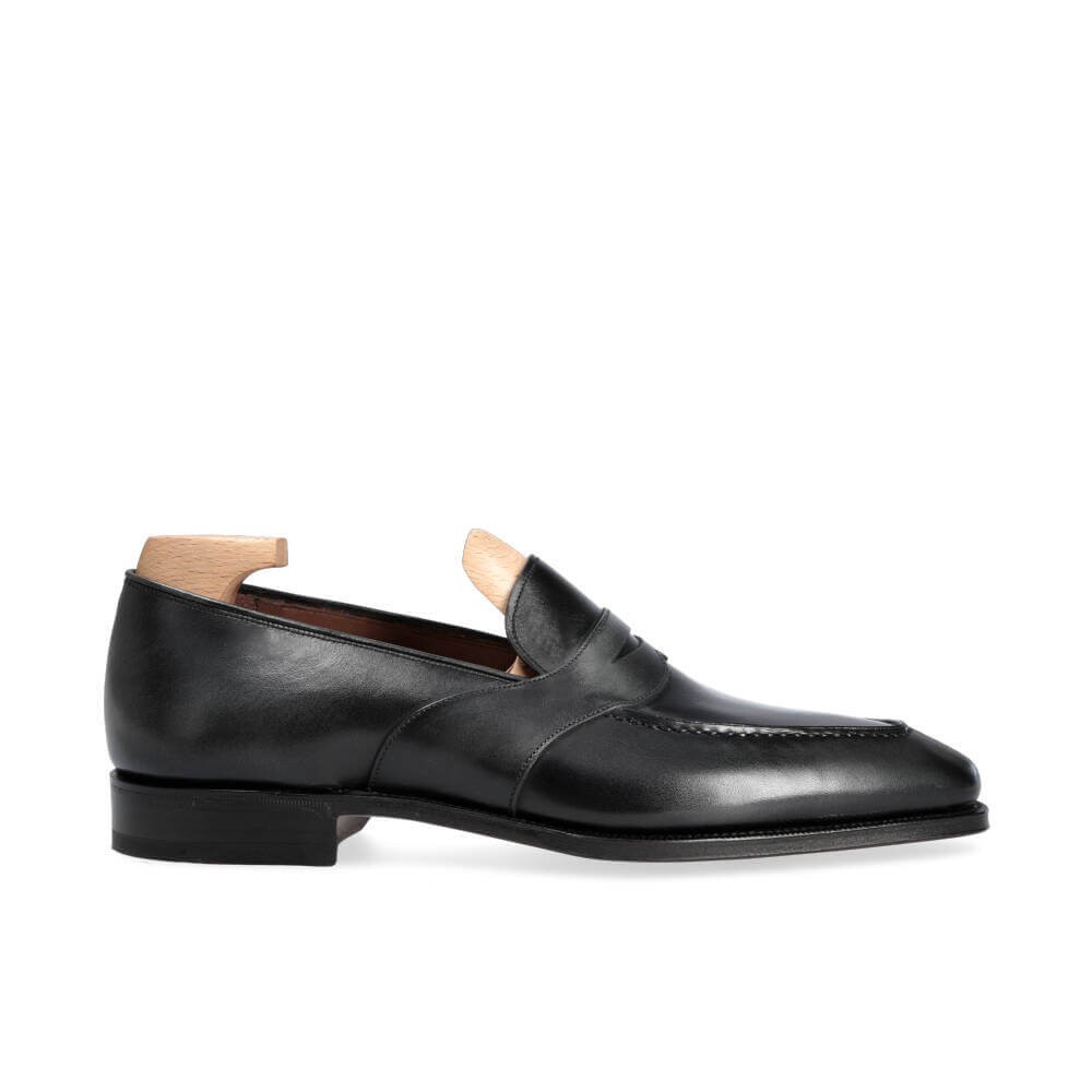 Black penny loafers | CARMINA Shoemaker