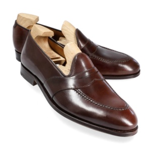 UNLINED CORDOVAN FULL STRAP PENNY LOAFERS 80708 UETAM EE