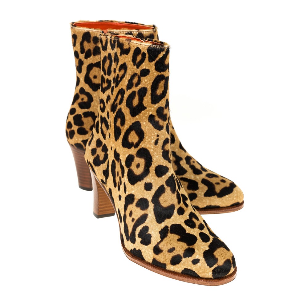boots femme leopard
