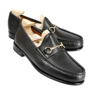 WOMEN'S HORSEBIT LOAFERS FUNCHAL BLACK | CARMINA