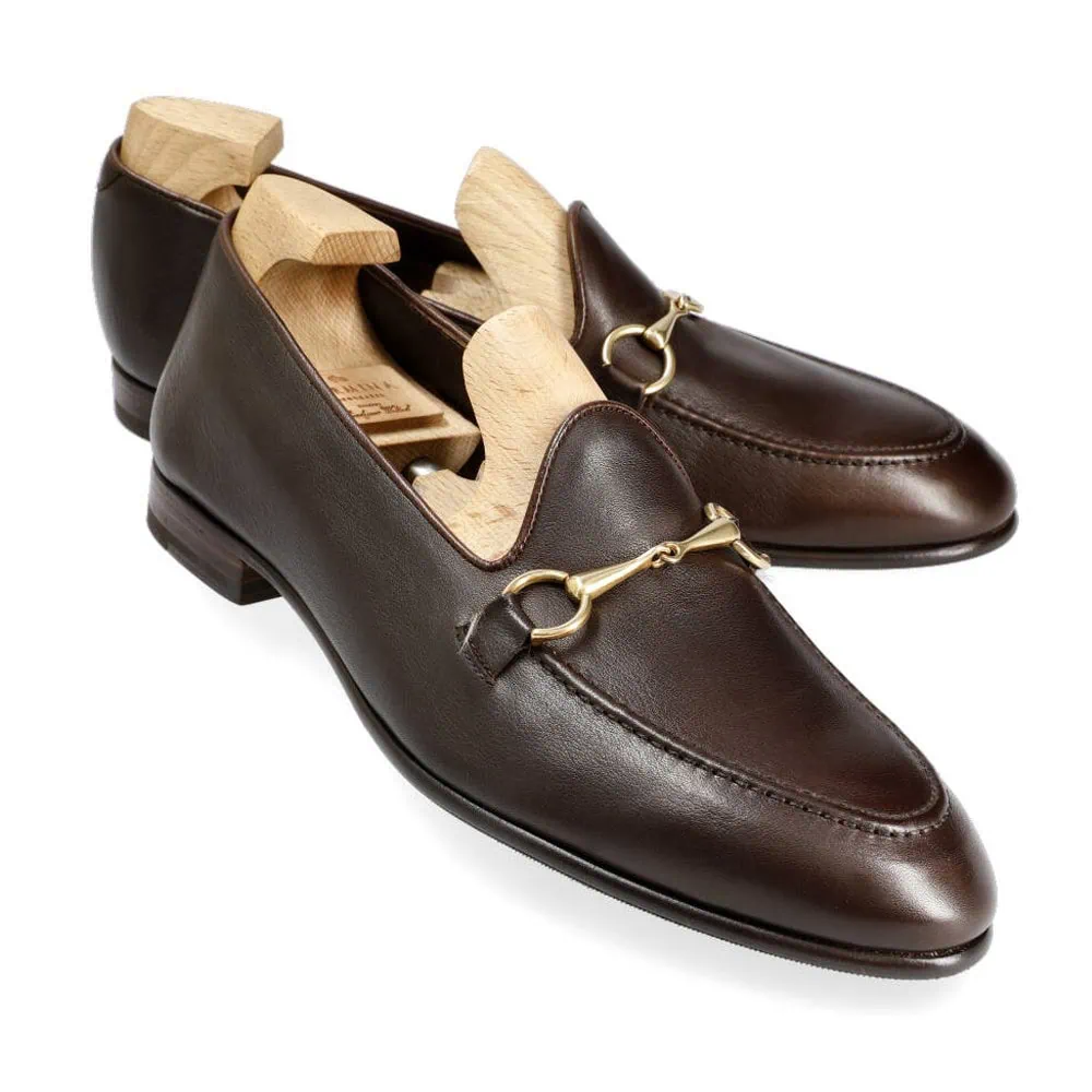 HORSEBIT LOAFERS BROWN RUSTICALF | CARMINA