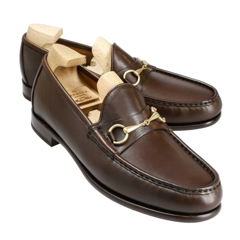 HORSEBIT LOAFERS BROWN RUSTICALF | CARMINA