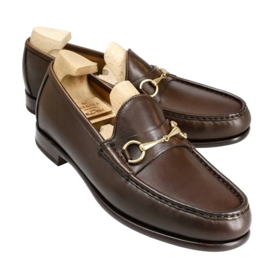 Horsebit 11cm Platform Sandal Brown Calfskin