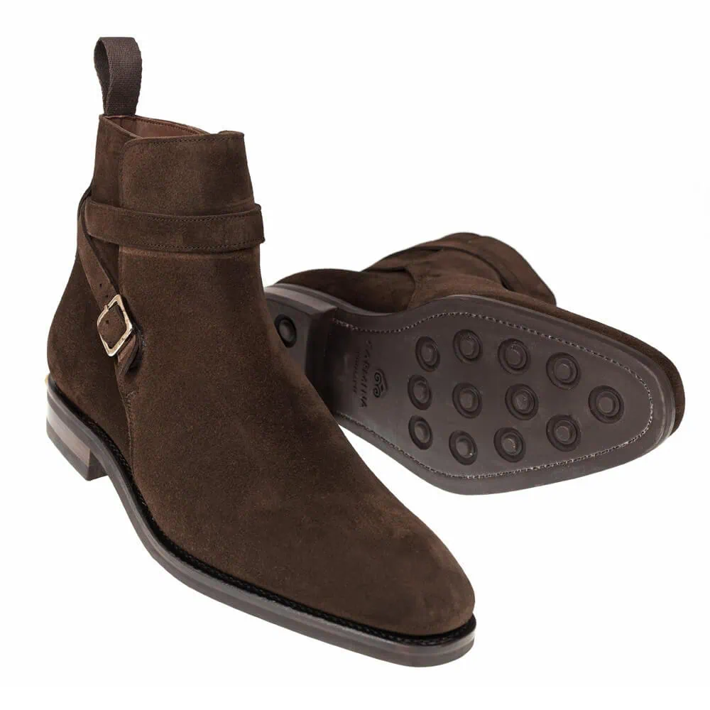 チャッカブーツ スエード ブラウン | CARMINA