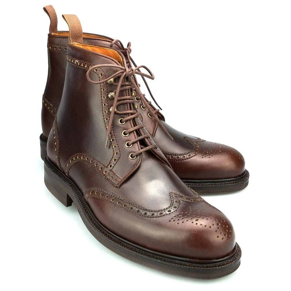 WINGTIP BOOTS BROWN CHROMEXCEL | CARMINA