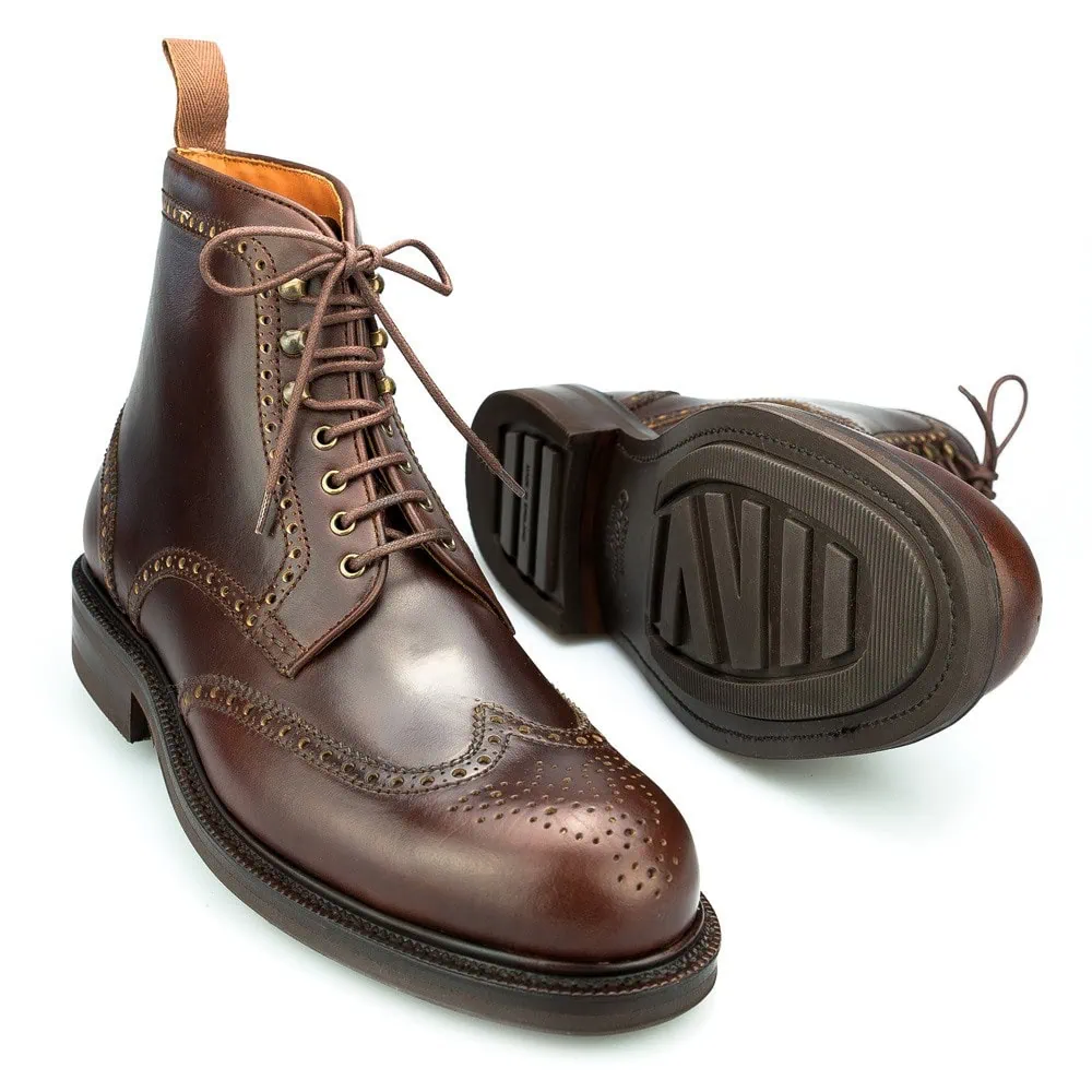 WINGTIP BOOTS BROWN CHROMEXCEL | CARMINA