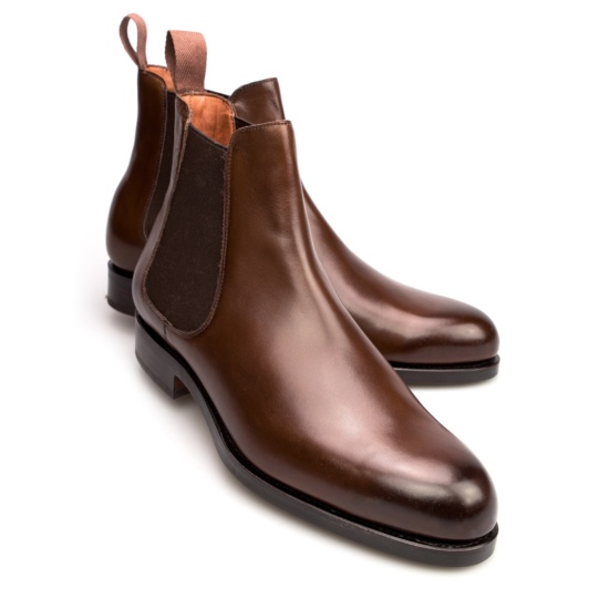 CHELSEA BOOTS BROWN LEATHER | CARMINA