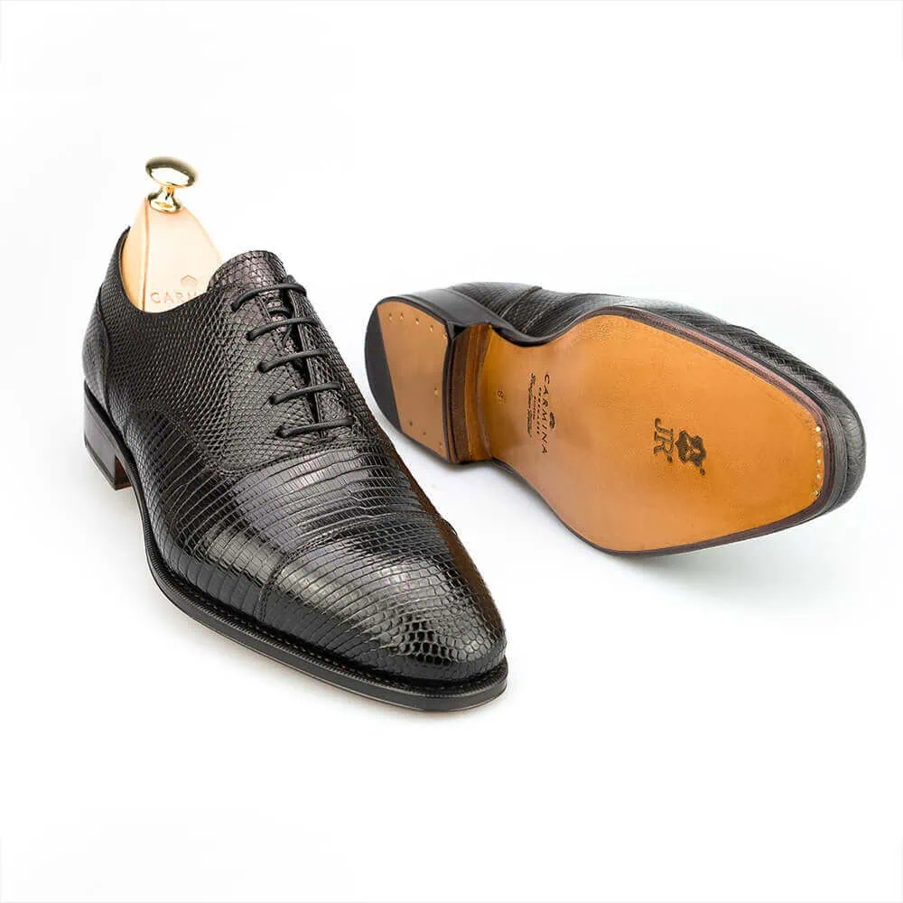 LIZARD SHOES BLACK LIZARD | CARMINA