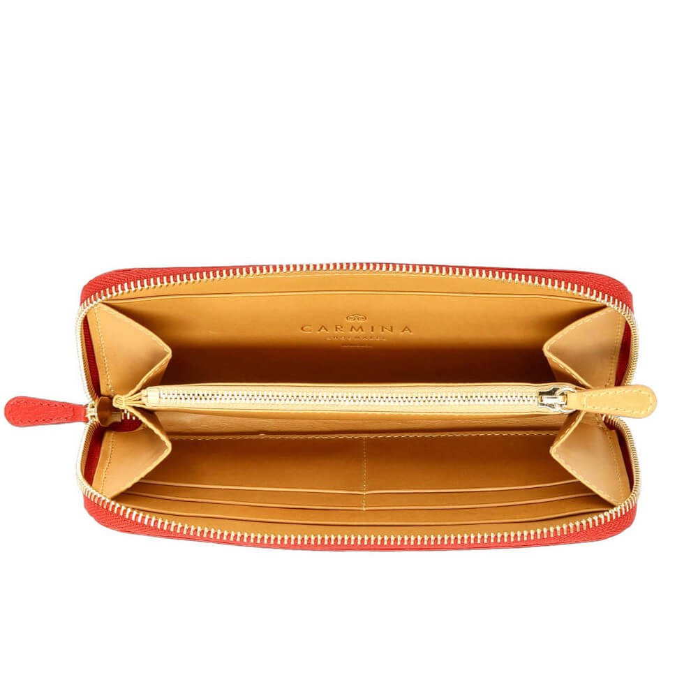large saddle zip long wallet