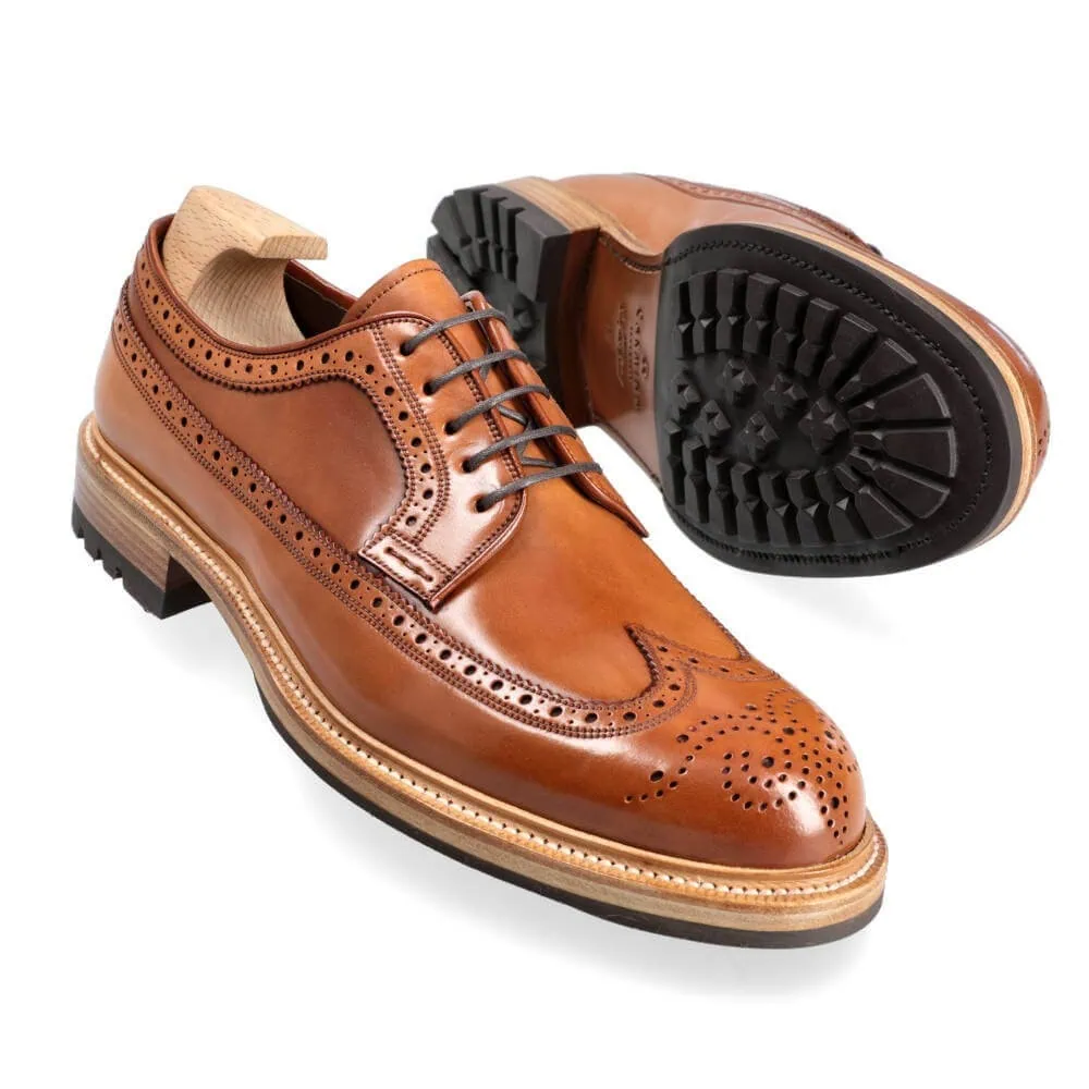 LONGWING BLUCHER SHOES IN SHELL CORDOVAN (INCL. SHOE TREE)