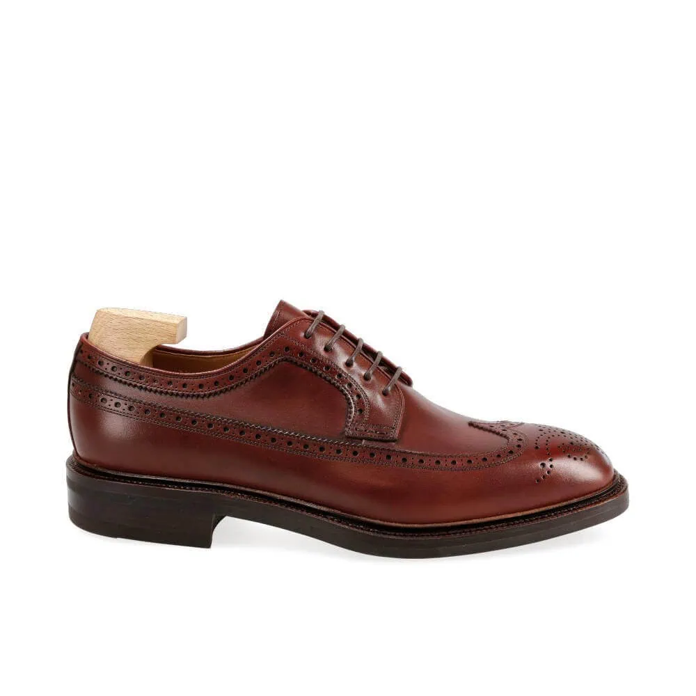 BURGUNDY BLUCHER SHOES | CARMINA